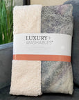 Watercolors Ivory Washable Indoor-Outdoor Rug