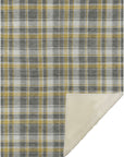 Still Bloom Grey Washable Indoor-Outdoor Rug