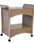 Loom Wicker Outdoor Castered Bar Cart