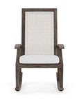 Frontier High Back Porch Outdoor Rocker-Outdoor Accent Chairs-Lloyd Flanders-LOOMLAN