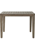 Lloyd Flanders Frontier Square Umbrella Outdoor Dining Table