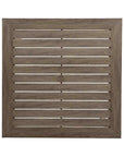 Lloyd Flanders Frontier Square Umbrella Outdoor Dining Table