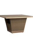 Charisma Aluminum Square Outdoor Dining Table