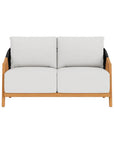 Lloyd Flanders Alpine Teak Wooden Outdoor Loveseat