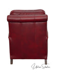Regal Leather Power Push Button Recliner