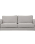 LOOMLAN Custom Upholstery Larvik Minimalist Rounded Edge Fabric Loveseat