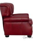Motion Leather Power Push Button Recliner