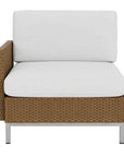 Elements Outdoor Lounge Chair with Loom Arm and Back