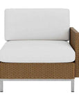 Elements Outdoor Lounge Chair with Loom Arm and Back