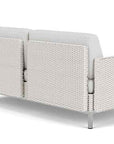 Elements Outdoor Settee with Loom Arm and Back