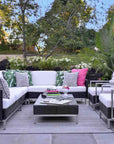 Elements Outdoor Corner Sectional with Loom Back