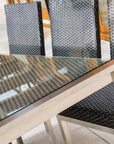 Elements Wicker Rectangular Outdoor Dining Table