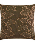 D.V. Kap Lyric Chocolate Brown Throw Pillow With Insert