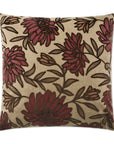 D.V. Kap Montague Burgundy Throw Pillow With Insert