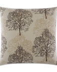 D.V. Kap Nile Brown Throw Pillow With Insert