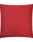 D.V. Kap Full Circle Red Throw Pillow With Insert