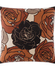 D.V. Kap Secret Garden Mink Multi Color Throw Pillow With Insert