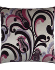 D.V. Kap Romanza Aubergine Multi Color Throw Pillow With Insert