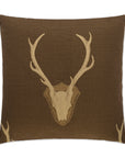 D.V. Kap Uncle Buck Brown Throw Pillow With Insert