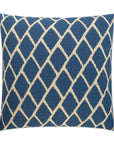 D.V. Kap Sanur Blue Throw Pillow With Insert