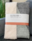 Modern Green Washable Indoor-Outdoor Rug