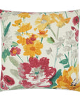 D.V. Kap Wildflowers Multi Color Throw Pillow With Insert