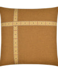 D.V. Kap St. John Nugget Brown Throw Pillow With Insert