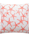 D.V. Kap Sea friends Salmon Red Throw Pillow With Insert