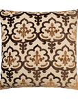 D.V. Kap Marrisett Chocolate Brown Throw Pillow With Insert