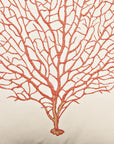 D.V. Kap Taormina Coral Red Throw Pillow With Insert