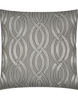 D.V. Kap Winding Path Grey Throw Pillow With Insert