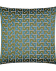 D.V. Kap Element Aqua Blue Throw Pillow With Insert