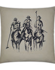 D.V. Kap Hurlingham Black Throw Pillow With Insert