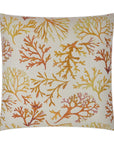 D.V. Kap Great Barrier Tropical Red Throw Pillow With Insert