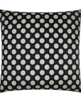 D.V. Kap Polka Dots Black Throw Pillow With Insert