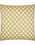 D.V. Kap Polka Dots Gold Throw Pillow With Insert