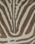 D.V. Kap Zebrana Tan Brown Throw Pillow With Insert