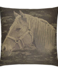 D.V. Kap Mister Ed Brown Throw Pillow With Insert