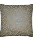 D.V. Kap Glam Packed Pewter Brown Throw Pillow With Insert