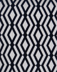 D.V. Kap Fulcrum Navy Blue Throw Pillow With Insert