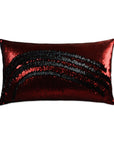 D.V. Kap Hylee Lumbar Sangria Red Throw Pillow With Insert