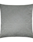 D.V. Kap Ruched Up Mist Grey Throw Pillow With Insert