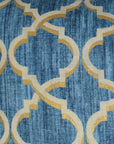 D.V. Kap Lustrous Lattice Indigo Throw Pillow With Insert