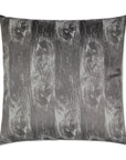 D.V. Kap Woodgrain Ash Grey Throw Pillow With Insert