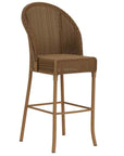 Loom Wicker Outdoor Bar Stool-Outdoor Bar Stools-Lloyd Flanders-LOOMLAN