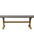 Lloyd Flanders Teak Ceramic Top Outdoor Dining Table