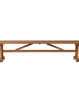 Lloyd Flanders Teak Brown Outdoor Dining Bench