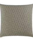 D.V. Kap Twist & Shout Mink Grey Throw Pillow With Insert