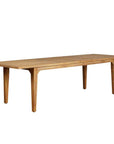 Lloyd Flanders Teak Double Butterfly Leaf Outdoor Dining Table