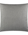 D.V. Kap Ninon Silver Grey Throw Pillow With Insert